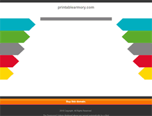 Tablet Screenshot of printablearmory.com